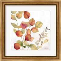 Framed 'Eucalyptus Leaves Spice II' border=