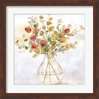 Framed 'Eucalyptus Vase Spice II' border=