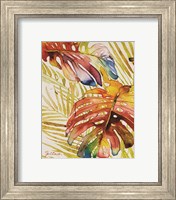 Framed 'Tropic Botanicals II' border=