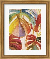 Framed 'Tropic Botanicals III' border=