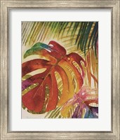 Framed 'Tropic Botanicals IV' border=