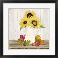 Fall Sunflowers II Framed Print