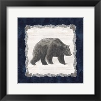 Blue Cliff Mountains I-Bear Framed Print
