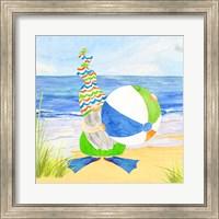 Framed 'Gnomes of Summer I' border=