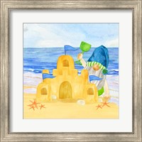 Framed 'Gnomes of Summer II' border=