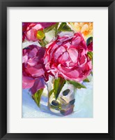 Framed Peony Still Life