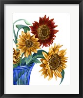 Framed China Sunflowers I