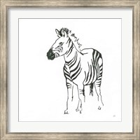 Framed 'African Animals VII' border=