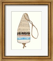 Framed 'Lobster Buoys III' border=