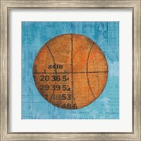 Framed 'Play Ball IV Blue' border=