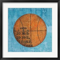 Framed 'Play Ball IV Blue' border=