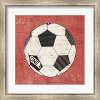 Framed 'Play Ball III Red' border=