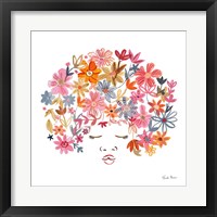 Framed 'Floral Beauties II' border=