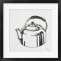 Framed Retro Tea Kettle