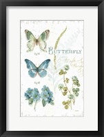 My Greenhouse Botanical Butterfly Framed Print