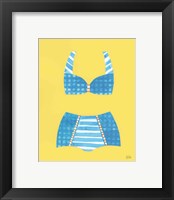 Framed 'Bathing Beauties II Pastel' border=