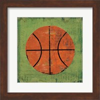 Framed 'Ball II Green' border=