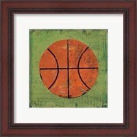 Framed 'Ball II Green' border=