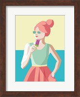 Framed Summer Girl III