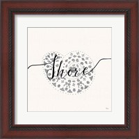 Framed 'Sea Charms IV Silver' border=