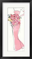 Framed Floral Fashion Shoulders II Pink