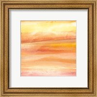 Framed 'Golden Sands I' border=