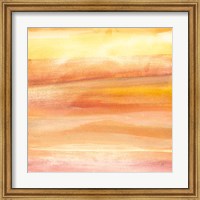 Framed 'Golden Sands I' border=