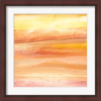 Framed 'Golden Sands I' border=