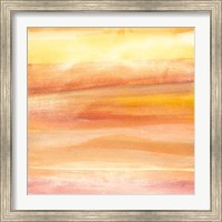 Framed 'Golden Sands I' border=