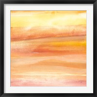 Framed 'Golden Sands I' border=