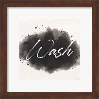 Framed 'Laundry Splash I' border=