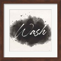 Framed 'Laundry Splash I' border=