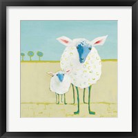 Framed Colorful Sheep