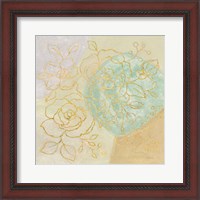 Framed 'Mid Mod Sophisticated Floral II' border=