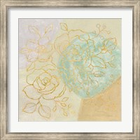 Framed 'Mid Mod Sophisticated Floral II' border=