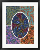 Framed Art Deco Florals II