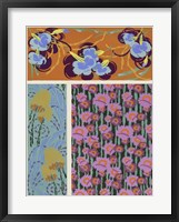 Framed Art Deco Florals VII