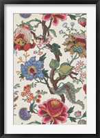 Vintage Jacobean Floral I Framed Print
