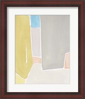 Framed 'Pastels to the Sea II' border=