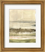 Framed 'Umber Canopy II' border=