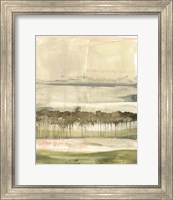 Framed 'Umber Canopy II' border=