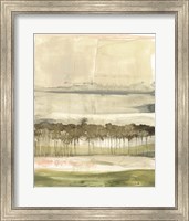 Framed 'Umber Canopy II' border=