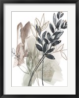 Framed Bundled Leaves I