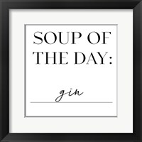 Framed Soup du Jour II