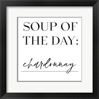 Framed Soup du Jour V