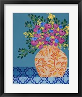 Framed Gathering of Flowers I