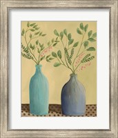 Framed 'Bottle Vignette II' border=