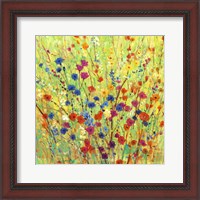 Framed 'Wildflower Patch I' border=