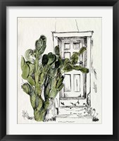 Framed 'Cactus Door I' border=