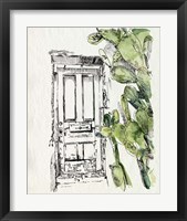 Framed 'Cactus Door II' border=